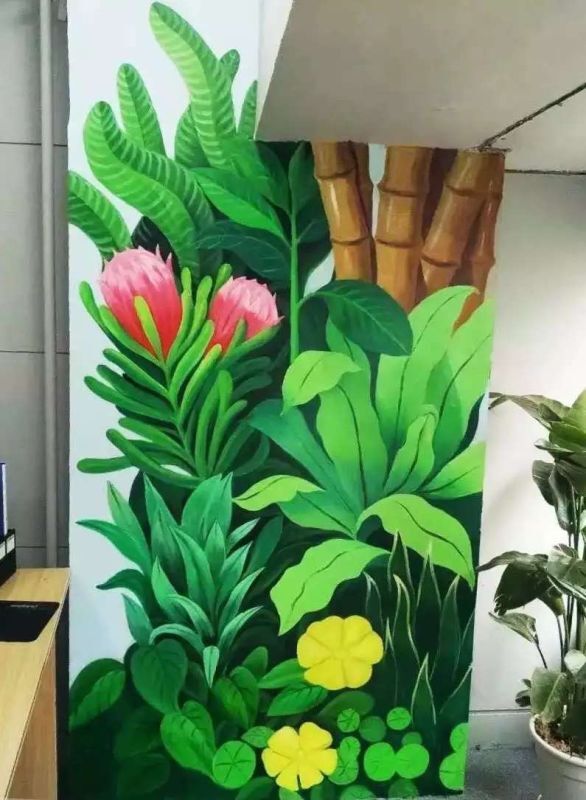 校園繪畫，室內裝飾畫